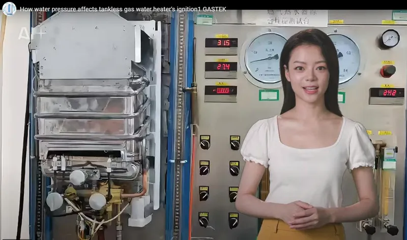 پانی کا دباؤ بغیر ٹینک گیس واٹر ہیٹر کے اگنیشن کو کیسے متاثر کرتا ہے؟